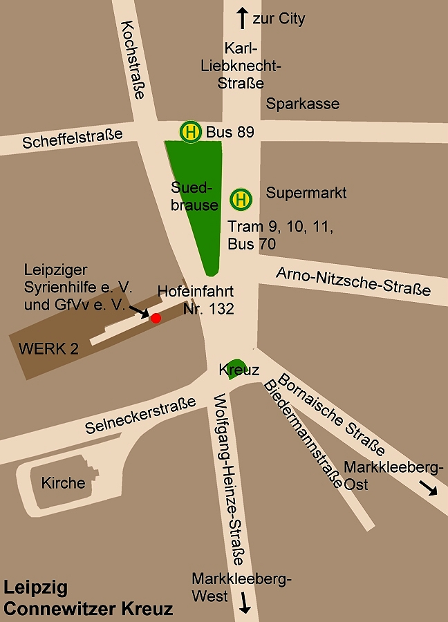 Lageplan GfVv und Leipziger Syrienhilfe
